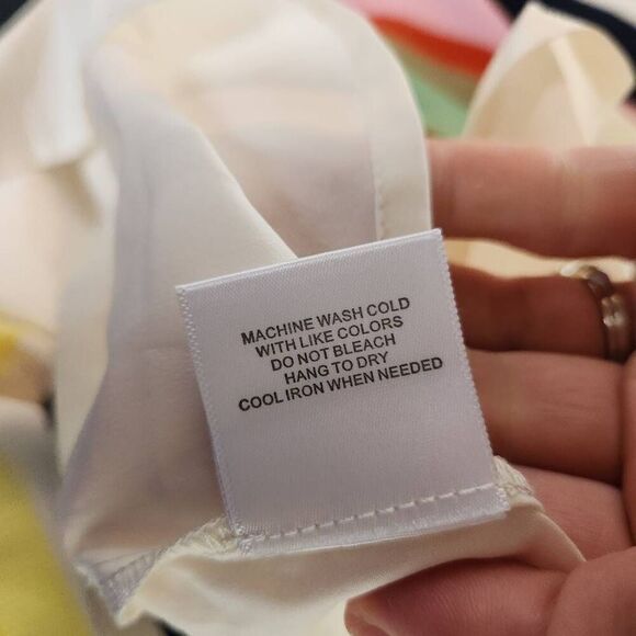 Modcloth Womens Multicolor Frequent Piquant Stripe Ruffle Hem Halter Dress Small - Picture 14 of 15